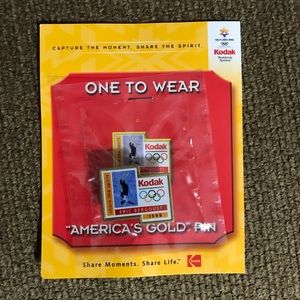 2002 Salt Lake City Kodak E. Bergoust Olympic Pin